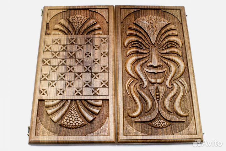 Нарды ручной работы из ореха