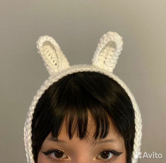 Шапка чепчик с ушками