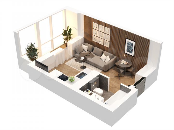 Квартира-студия, 25,7 м², 2/13 эт.