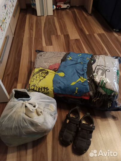 Вещи на мальчика пакетом 4-5 лет на доставке