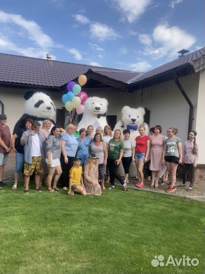 Поздравление от большого мишки