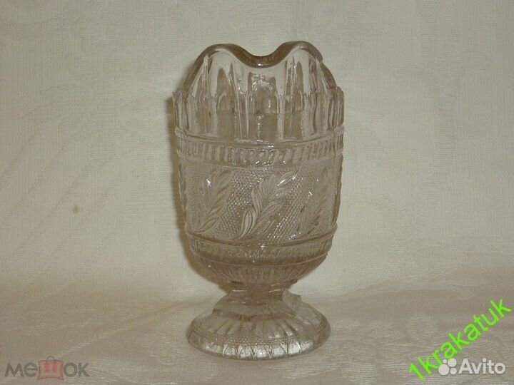 Сливочник русское стекло. 19 век. мальцов
