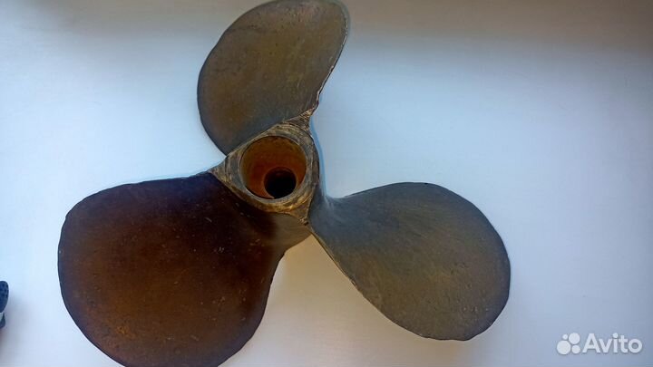 Винт гребной 30,5 см. Латунь или бронза, СССР