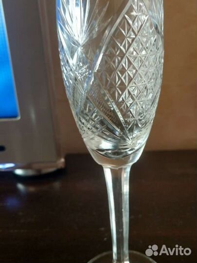 Рюмки и стопки хрустальные разные