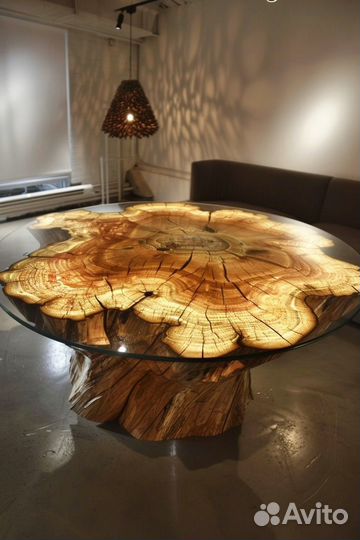 Журнальный столик из слэба на заказ