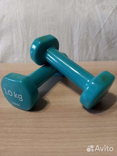 Гантели 1кг decathlon