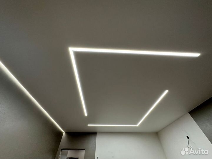 Потолок натяжной/установка