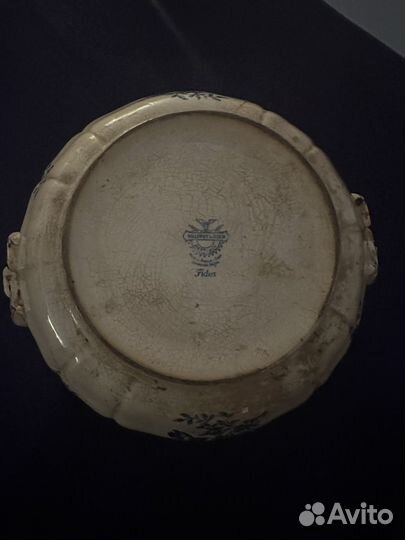 Villeroy boch супница без крышки 1945-1955