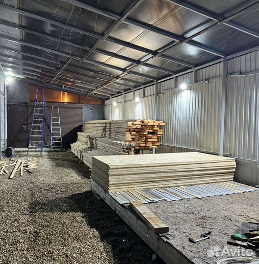 Производство с двухэтажным домом