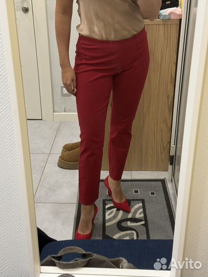 Theory Брюки красные