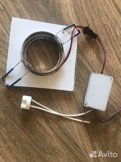 Ecola LD1651 MR16 GU5.3 св-к Стекло Квадрат под