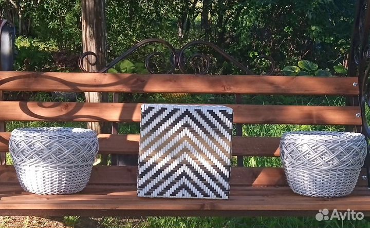 Кашпо для цветов и гипса