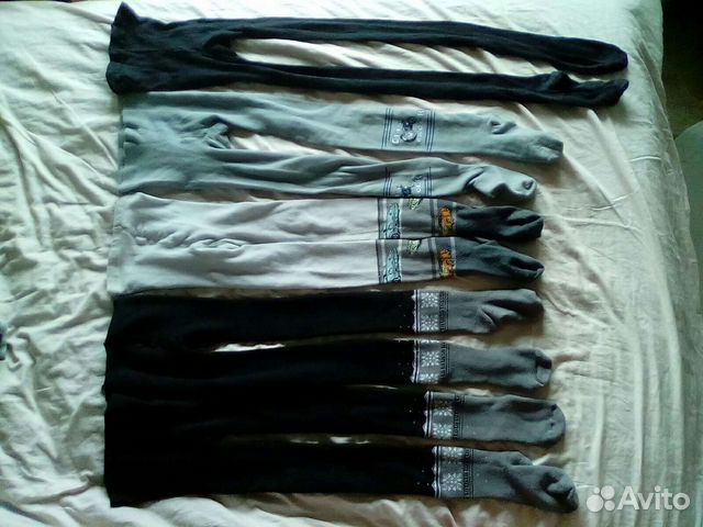 Колготки 6-7 лет на рост 122 тонкие и тёплые