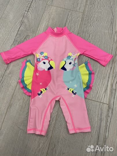 Купальный костюм (купальник) для девочки 6-12 мес