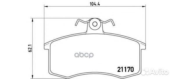 P41003 GDB469FDB527571346B колодки дисковые