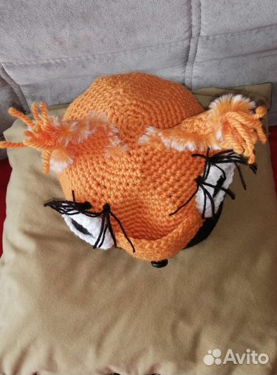 Шапочка лисы. Ручная работа