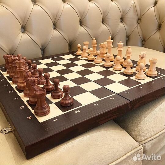Шахматы деревянные складные