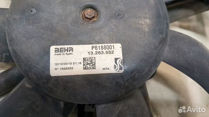 Вентилятор радиатора Opel Corsa D