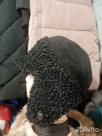 Шапка женская ушанка