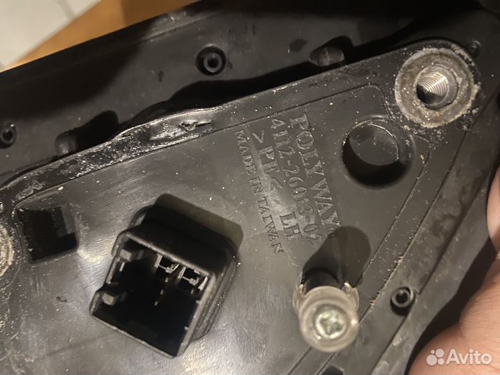 Зеркало левое kia cerato koup 6 pin