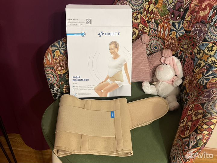 Бандаж Orlett до и после родовой L широкий