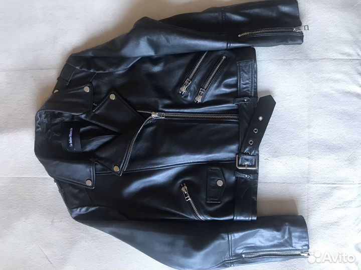 Кожаная куртка косуха снежная королева 46р