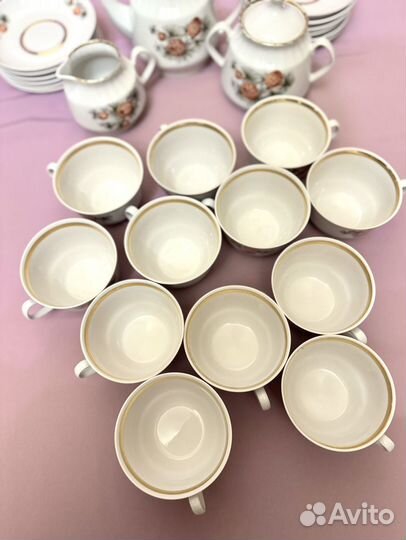 Чайный сервиз СССР шишки