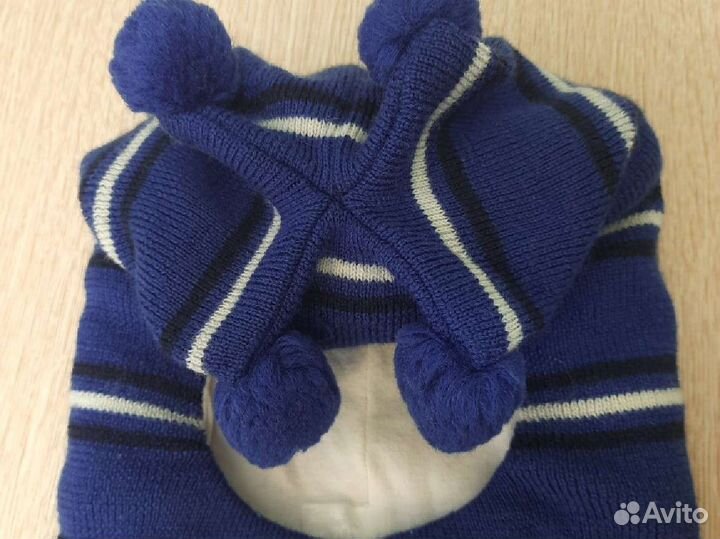 Шапка шлем Lenne зимняя шерсть утепленная 54 разме