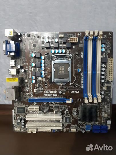 Материнская плата ASRock H61M-GE LGA 1155
