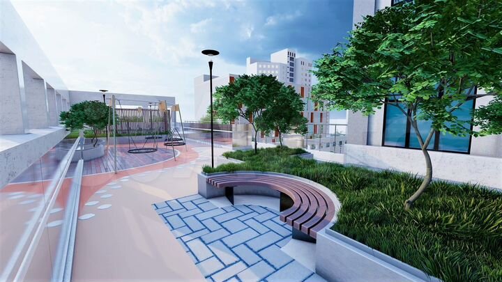 Апартаменты-студия, 39,9 м², 20/33 эт.