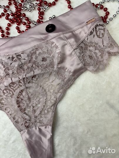 Hunkemoller Noir Роскошные трусы размер М