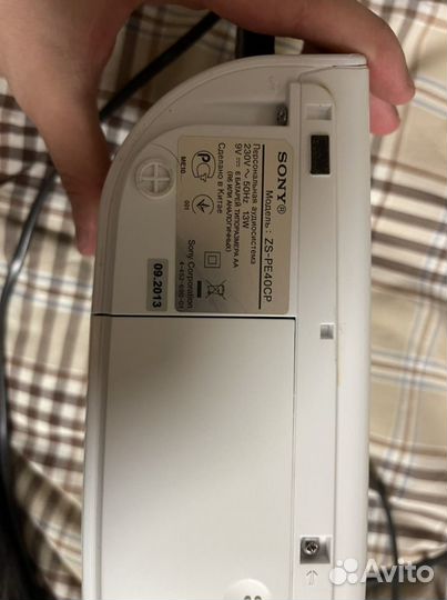 Магнитола sony ZS-PE40CP