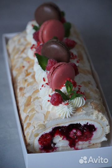 Меренговый рулет