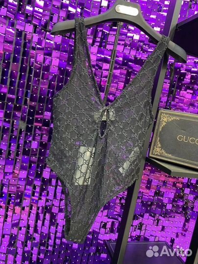 Роскошные боди Gucci, 2 цв., коробка фирменная