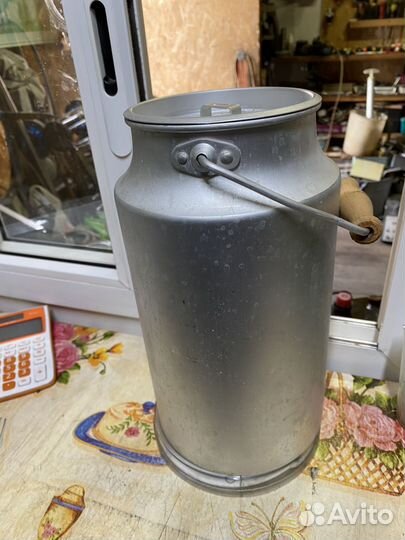 Алюминиевый бидон СССР 5л