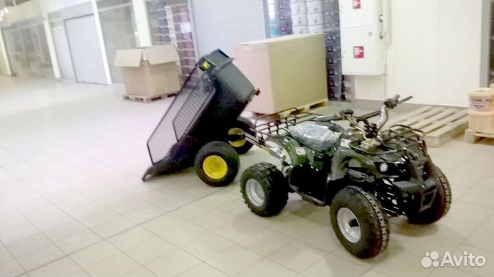Электроквадроцикл для дачи с литиевой батареей