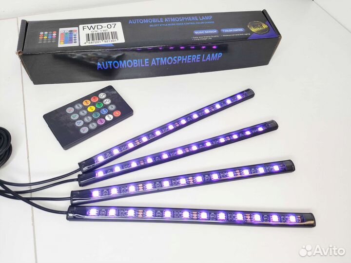 Подсветка в машину в ноги