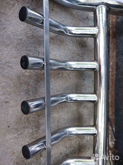 Кенгурятник D76 на Pajero IV