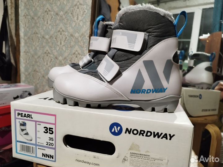 Лыжные ботинки nordway 33, 34, 35 размер