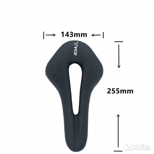 Седло Велосипедное карбоновое vyce G140
