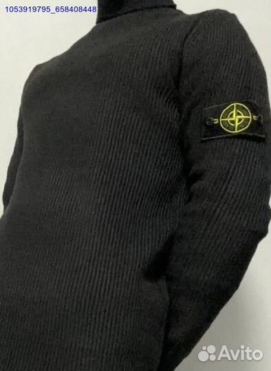 Stone island свитер с горлом вязаный (Арт.23280)