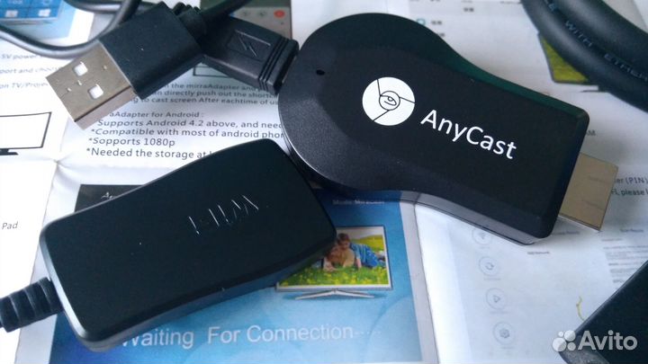Медиаплеер AnyCast hdtv Компактный hdmi адаптер