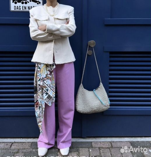 Льняной жакет h&m