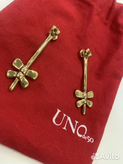 Uno de 50 серьги новые