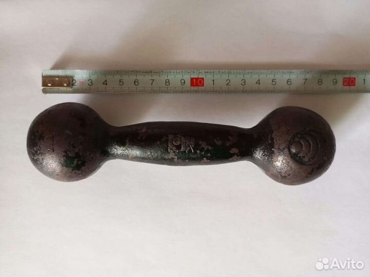 Гантель 1кг. СССР