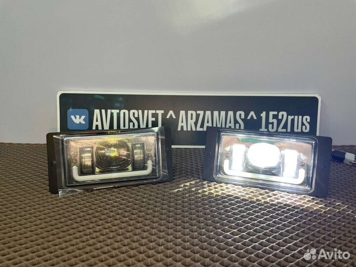 Светодиодные птф на ваз 2110-2115 с дхо