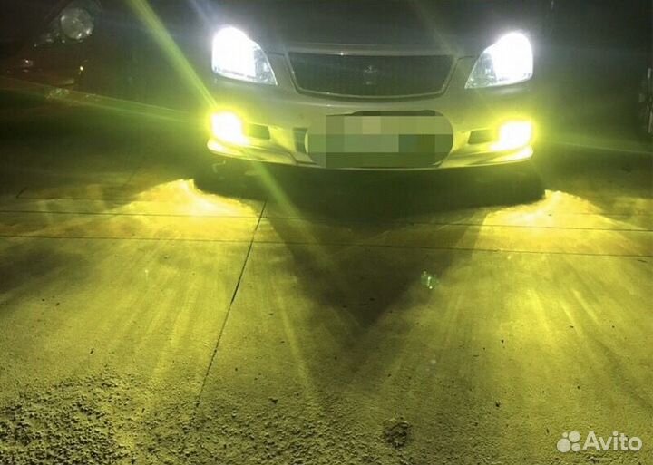 Светодиодные лампы/желтые лаймовыеН11/Hb4