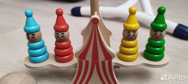 Развивающие деревянные игрушки