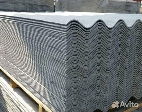 Шифер 7 волновой ГОСТ, доставка, В наличии