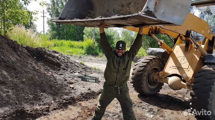 Земля плодородная чернозем грунт с доставкой